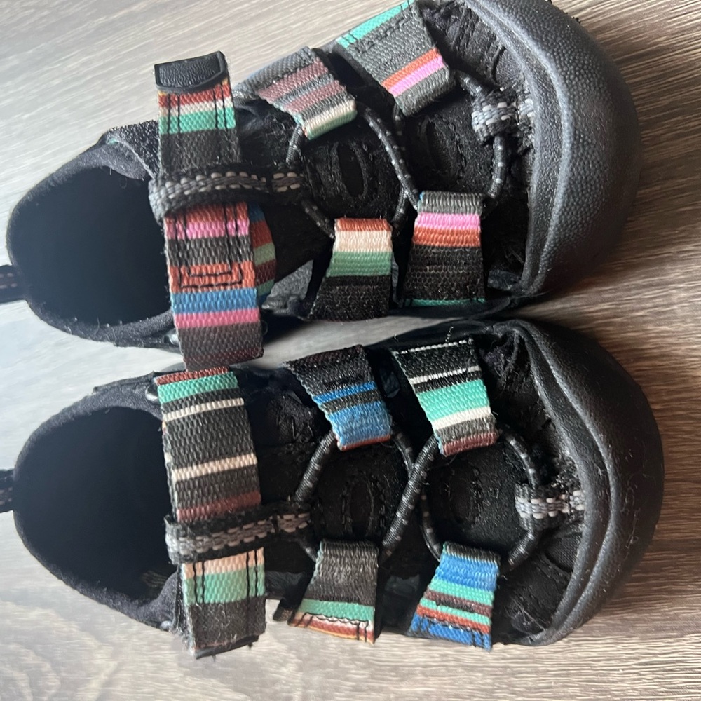 Colorful Striped Kids Sandals